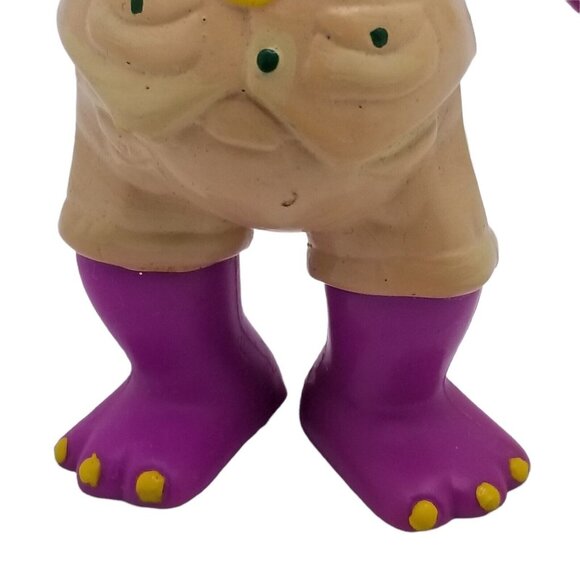 VTG BARNEY Figure Purple Dinosaur 1993 Lyons Group Safari Explorer 4" PVC Toy - Picture 8 of 12